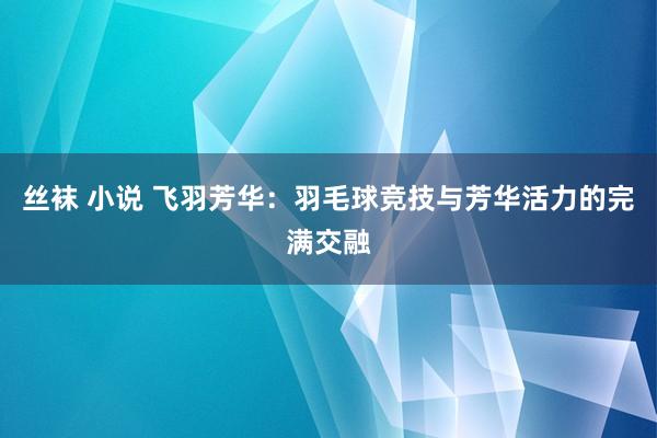 丝袜 小说 飞羽芳华：羽毛球竞技与芳华活力的完满交融